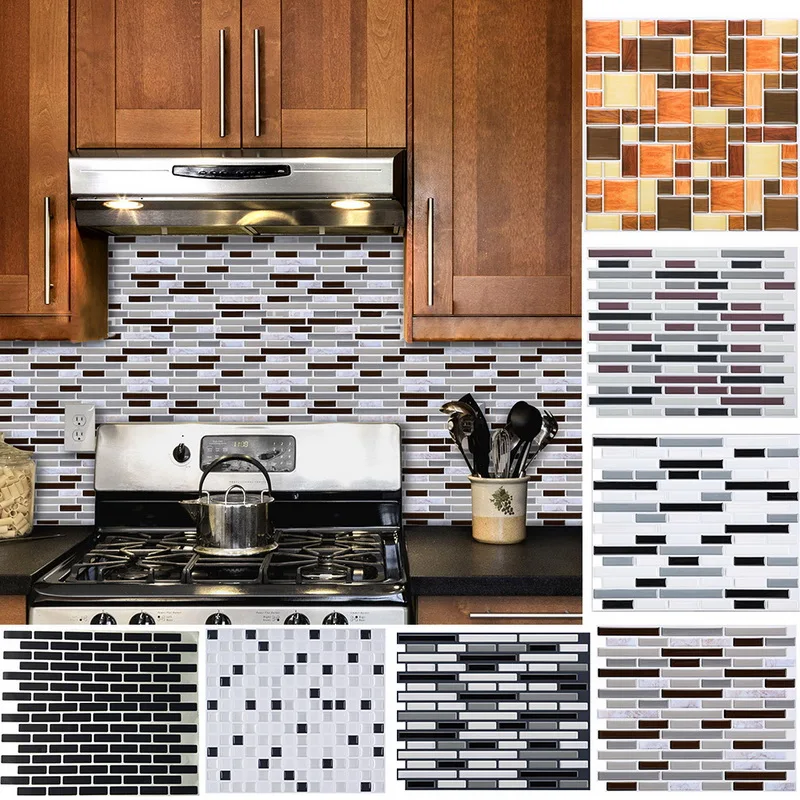 1pcs 3D Self-adhesive Ceramic Tile Imitation Glass Mosaic Wall Stickers Wallpaper Decal for Kitchen Bathroom Decor
1pcs 3D Self-adhesive Ceramic Tile Imitation Glass Mosaic Wall Stickers Wallpaper Decal for Kitchen Bathroom Decor