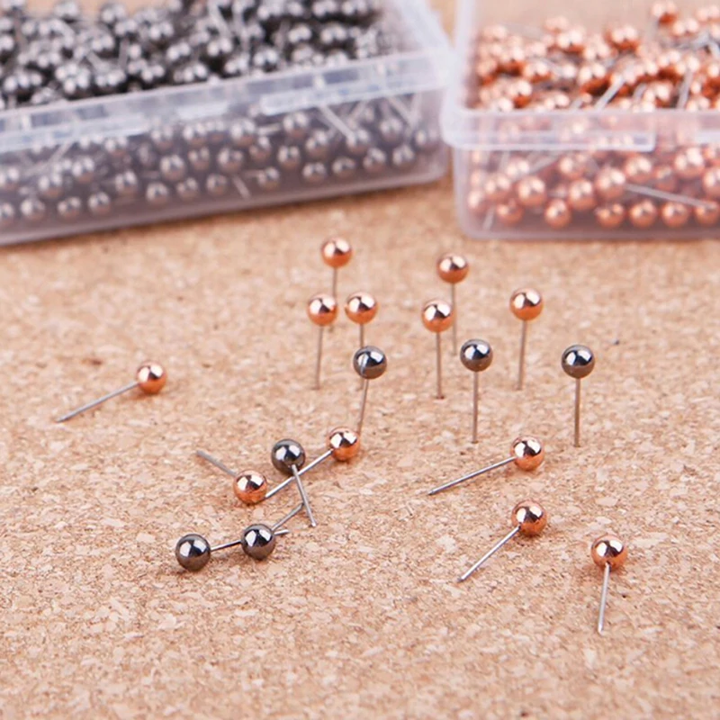 400pcs Round Plastic Head Steel Point Push Pins Map Thumb Tacks Pin Office School Supplies
400pcs Round Plastic Head Steel Point Push Pins Map Thumb Tacks Pin Office School Supplies