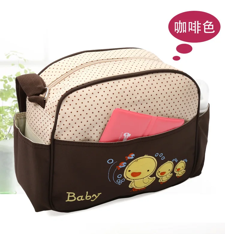 One-shoulder Oblique Hand-held Nappy Backpack Mother Baby Bag Leisure Portable Cartoon Multi-function Care Bag to The Hospital 
One-shoulder Oblique Hand-held Nappy Backpack Mother Baby Bag Leisure Portable Cartoon Multi-function Care Bag to The Hospital