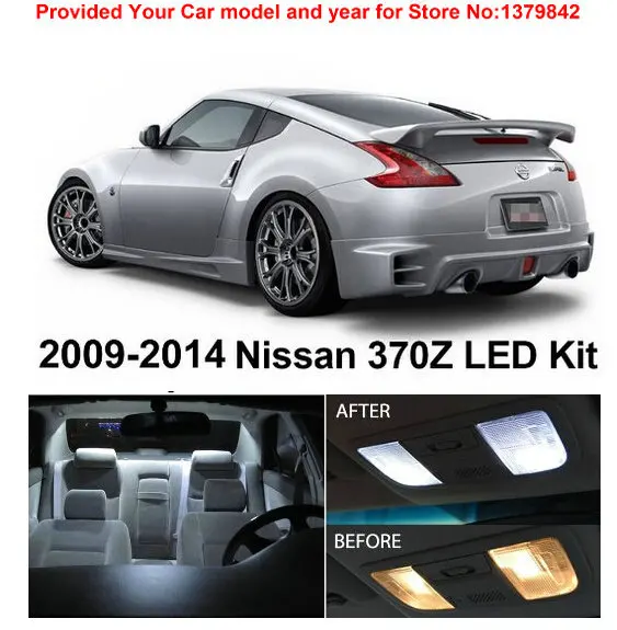 Free Shipping 5Pcs/Lot car-styling Xenon White Premium Package Kit LED Interior Lights For Nissan 370Z 2009-2014
Free Shipping 5Pcs/Lot car-styling Xenon White Premium Package Kit LED Interior Lights For Nissan 370Z 2009-2014