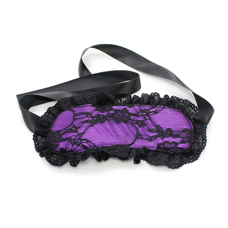 Exotic Adult Games Sex Toys for Couples Purple Lace Blindfolded Patch Eye Mask Flirting Fun sex supplies Toys For Woman03