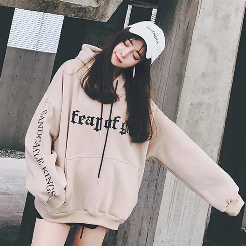 2017 women's autumn winter cotton drawstring letter print pullover hoodies female pocket thick hooded sweatshirt
2017 women's autumn winter cotton drawstring letter print pullover hoodies female pocket thick hooded sweatshirt
