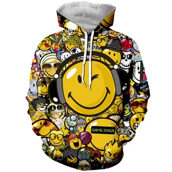 YX Girl Drop Shipping Womens 3d Clothes Difference Happy Hoodies Hooded Sweatshirt Women Emotion Hoodie Pullover Plus size
YX Girl Drop Shipping Womens 3d Clothes Difference Happy Hoodies Hooded Sweatshirt Women Emotion Hoodie Pullover Plus size
