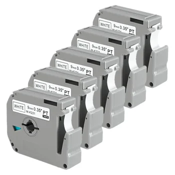 compatible P Touch thermal label printers 9mm black on white M series M-K221 mk 221
compatible P Touch thermal label printers 9mm black on white M series M-K221 mk 221