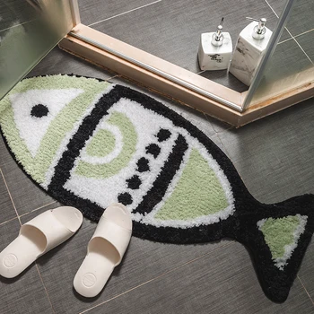 Creative Cute Whale Water Absorbent Floor Mat For Bathroom Cartoon Children's Room Rug Anti-skid Foot Pad Can Wash Be Washed
Creative Cute Whale Water Absorbent Floor Mat For Bathroom Cartoon Children's Room Rug Anti-skid Foot Pad Can Wash Be Washed