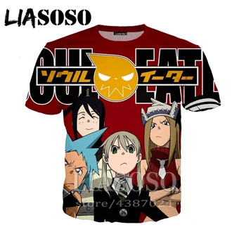 LIASOSO Anime Clothing 3D Print T shirt Men Women T-shirt Casual Fashion Harajuku Soul Eater Funny Tee Tops Homme shirt D964
LIASOSO Anime Clothing 3D Print T shirt Men Women T-shirt Casual Fashion Harajuku Soul Eater Funny Tee Tops Homme shirt D964