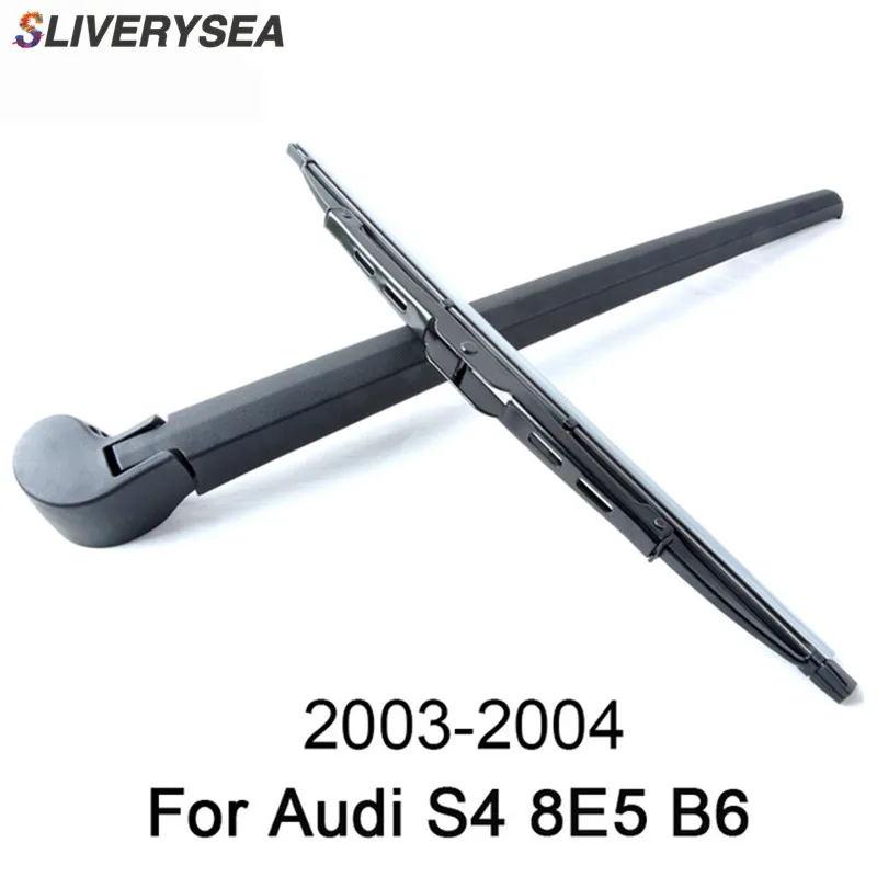 SLIVERYSEA 13'' Rear Wiper Arm And Blade For Audi S4 8E5 B6 2003-2004 High Quality Natural Rubber Auto Car Accessories
SLIVERYSEA 13'' Rear Wiper Arm And Blade For Audi S4 8E5 B6 2003-2004 High Quality Natural Rubber Auto Car Accessories
