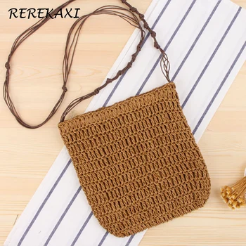 Handmade Women's Shoulder Bag Woven Summer Beach Bags Bohemia Handmade Straw Small Bag Female Messenger Crossbody Pouch
Handmade Women's Shoulder Bag Woven Summer Beach Bags Bohemia Handmade Straw Small Bag Female Messenger Crossbody Pouch