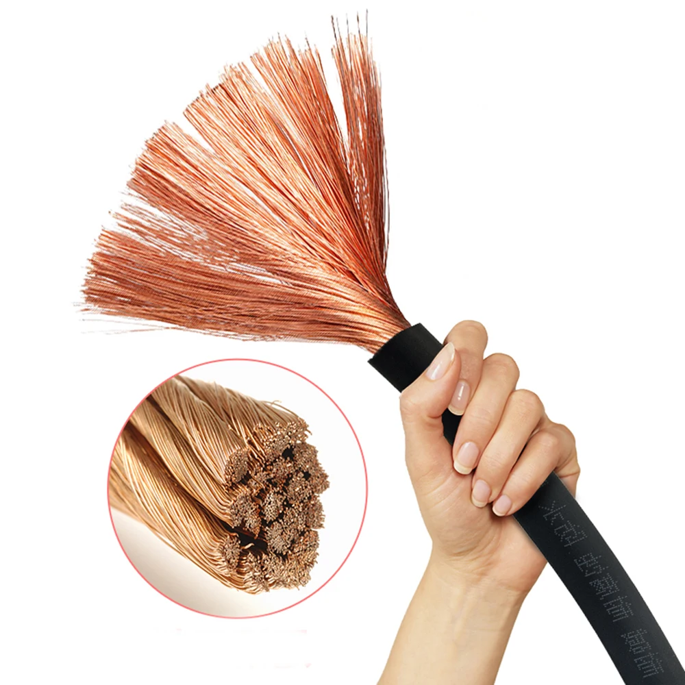 Welding machine wire Electric welding wire YH welding wire pure copper 16 25 35 50 square household copper wire
Welding machine wire Electric welding wire YH welding wire pure copper 16 25 35 50 square household copper wire