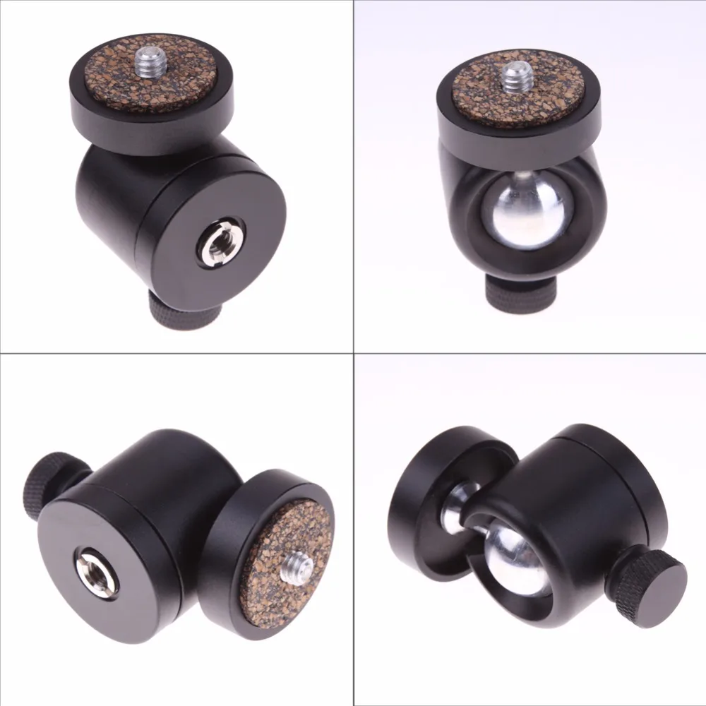 360 Swivel Mini Ballhead 1/4 Screw Mount for DSLR Camera Tripod Ball Head Stand Cameras Tripods Light stands Flash Brackets
360 Swivel Mini Ballhead 1/4 Screw Mount for DSLR Camera Tripod Ball Head Stand Cameras Tripods Light stands Flash Brackets