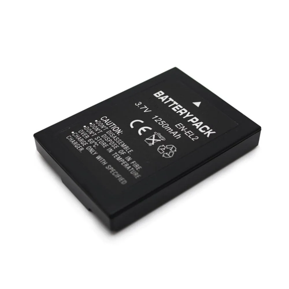 WHCYonline 1100mAh EN-EL2 EN EL2 ENEL2 Аккумулятор для цифровой камеры Nikon Coolpix 2500 3500 2100 SQ |
