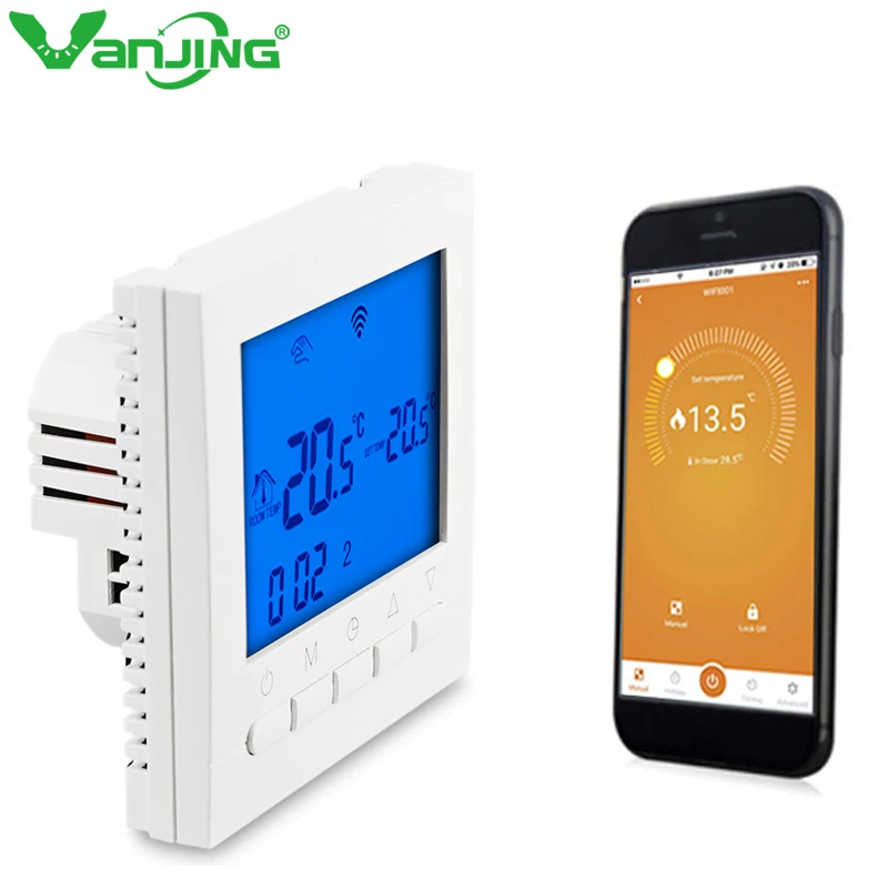 WiFi Smart Thermostat Temperature Controller for Gas Boiler 3A Weekly Programmable LCD Touch Screen Temperature Regulator
WiFi Smart Thermostat Temperature Controller for Gas Boiler 3A Weekly Programmable LCD Touch Screen Temperature Regulator