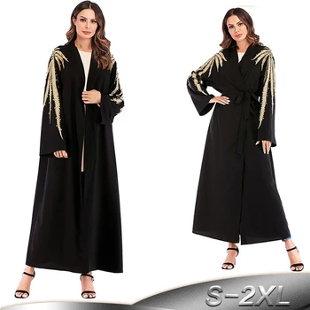 Abaya Dubai Kaftan Arab Islam Long Sequined Cardigan Muslim Hijab Dress Qatar Caftan Abayas For Women Turkish Islamic Clothing
Abaya Dubai Kaftan Arab Islam Long Sequined Cardigan Muslim Hijab Dress Qatar Caftan Abayas For Women Turkish Islamic Clothing