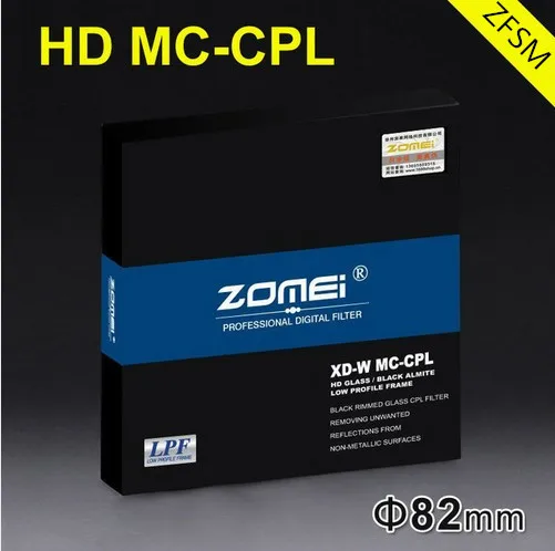 Zomei 82mm HD CPL Polarizer Filter Slim Pro HD 18 Layer MC Circular Polarizing Filter for Canon Nikon Sony Pentax Leica Lens
Zomei 82mm HD CPL Polarizer Filter Slim Pro HD 18 Layer MC Circular Polarizing Filter for Canon Nikon Sony Pentax Leica Lens