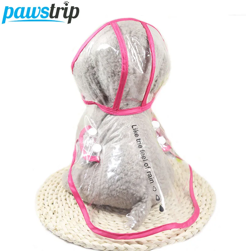 4 Colors Fashion Transparent Dog Raincoat Waterproof Dog Jacket Coat Outdoor Dog Rainwear Small Dog Clothes XS-XL
4 Colors Fashion Transparent Dog Raincoat Waterproof Dog Jacket Coat Outdoor Dog Rainwear Small Dog Clothes XS-XL