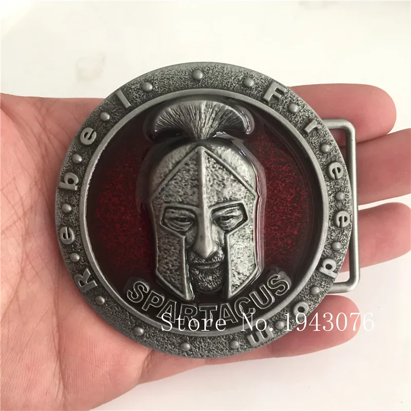 Retail New Spartacus Cowboys belt buckle With Round Metal Buckles Fashion Mens Jeans Jewelry accessories Fit 4cm Wide Belt
Retail New Spartacus Cowboys belt buckle With Round Metal Buckles Fashion Mens Jeans Jewelry accessories Fit 4cm Wide Belt
