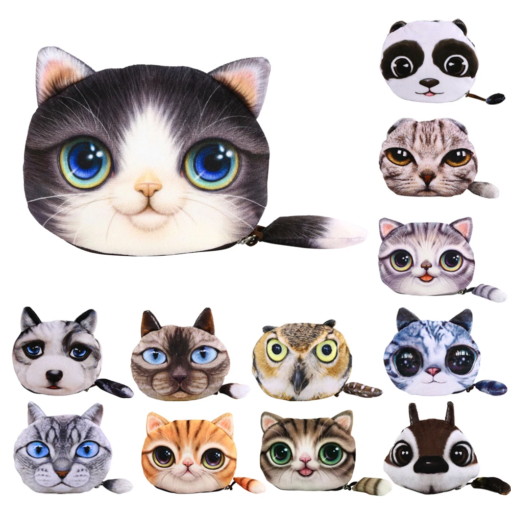 2018 Hot Sale Animal Prints 3D Girl Zipper Mini Coin Purses Cat Zero Wallet Cute Key Pendant Wallet Bag Pouch Pencil Case
2018 Hot Sale Animal Prints 3D Girl Zipper Mini Coin Purses Cat Zero Wallet Cute Key Pendant Wallet Bag Pouch Pencil Case