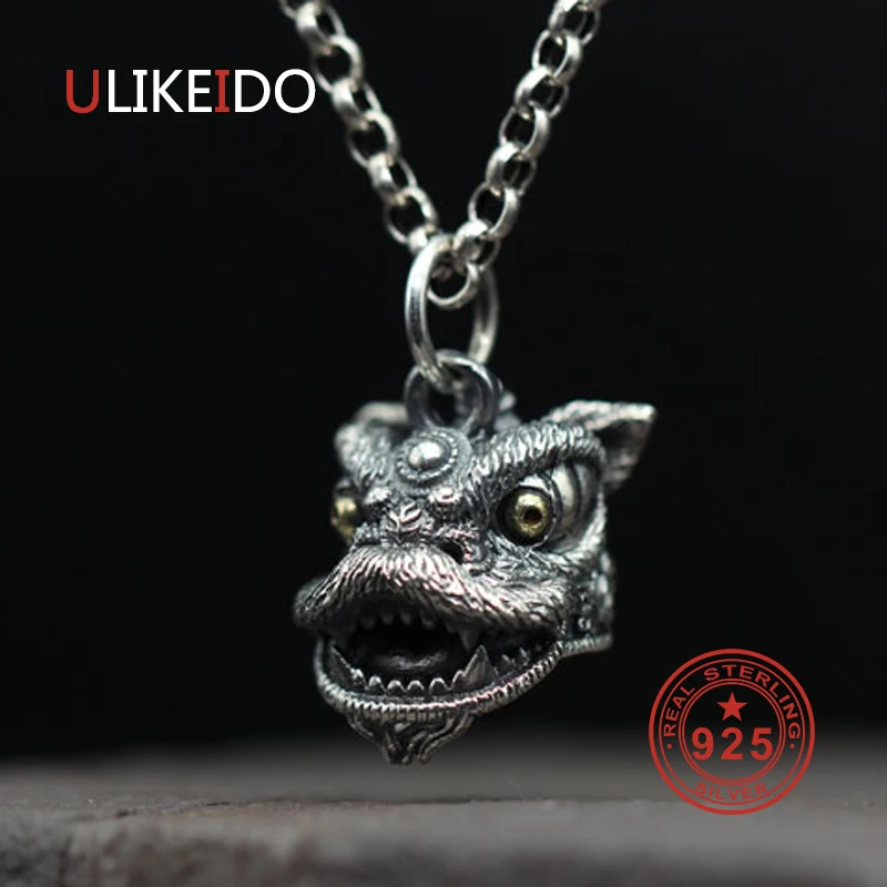 Pure 925 Sterling Silver Jewelry Charms Punk Pendants for Men And Women Thai Silver Necklace Chain Fine Gift 1539
Pure 925 Sterling Silver Jewelry Charms Punk Pendants for Men And Women Thai Silver Necklace Chain Fine Gift 1539