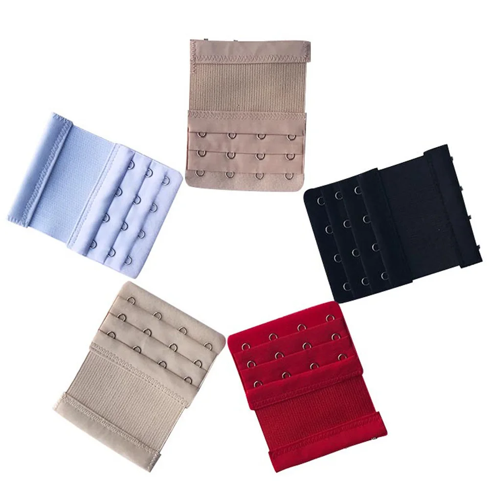 La MaxPa 3Pcs 4 Hook Bra Extender Women Elastic Bra Extension Strap Hook Clip Expander Adjustable Belt Buckle Underwear k249
La MaxPa 3Pcs 4 Hook Bra Extender Women Elastic Bra Extension Strap Hook Clip Expander Adjustable Belt Buckle Underwear k249