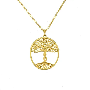 Hot Wholesale Fashion Tree Of Life With DNA Pendant Necklace For Women Hollow Jewelry Necklace Collar Accessory Gift
Hot Wholesale Fashion Tree Of Life With DNA Pendant Necklace For Women Hollow Jewelry Necklace Collar Accessory Gift