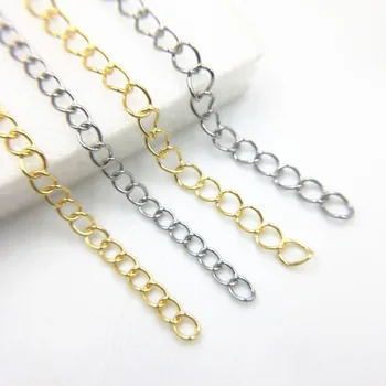 20pcs 316L Surgical Stainless Steel Connector Extension Chains 3 4 5 7cm Bracelets Necklace Extended Chains DIY Jewelry Findings
20pcs 316L Surgical Stainless Steel Connector Extension Chains 3 4 5 7cm Bracelets Necklace Extended Chains DIY Jewelry Findings