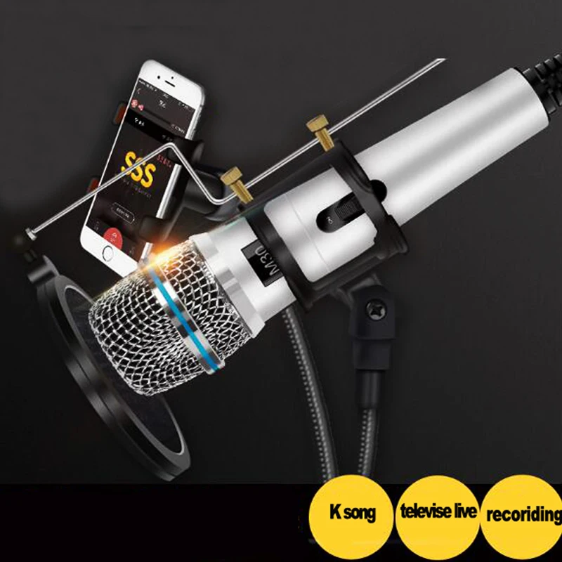 Professional Condenser Microphone for Computer with Stand for Phone PC microphone iphone 3.5mm USB microfone Karaoke mic
Professional Condenser Microphone for Computer with Stand for Phone PC microphone iphone 3.5mm USB microfone Karaoke mic