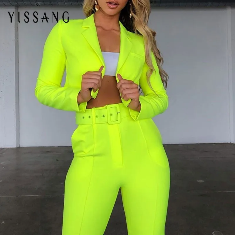 Yissang Two Piece Set Tops And Pants 2019 Summer Green Turn-down Collar Cropped Tops And Sashes Pockets Pants Sexy Women Set
Yissang Two Piece Set Tops And Pants 2019 Summer Green Turn-down Collar Cropped Tops And Sashes Pockets Pants Sexy Women Set