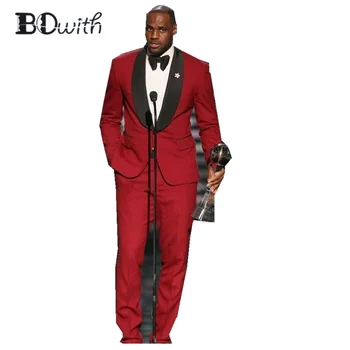 Wedding Men Suit Red Shawl Collar Slim Fit 2 Pieces (Jacket +Pant) Custom Made For Wedding Groom Tuxedos Formal Suits
Wedding Men Suit Red Shawl Collar Slim Fit 2 Pieces (Jacket +Pant) Custom Made For Wedding Groom Tuxedos Formal Suits