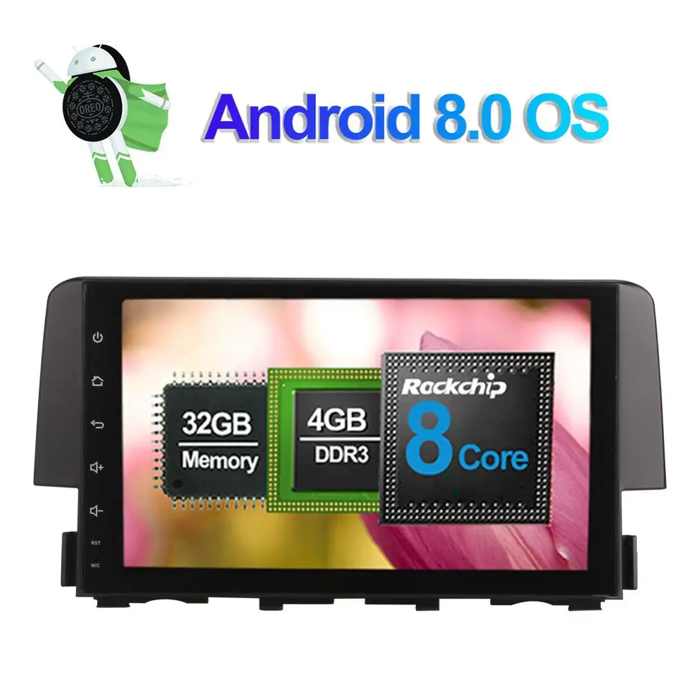 9 Inch Android 8.0 IPS Screen Car Radio Stereo GPS Navigation Head Unit For Honda Civic 2016 2017 2018 Car Video Multimedia
9 Inch Android 8.0 IPS Screen Car Radio Stereo GPS Navigation Head Unit For Honda Civic 2016 2017 2018 Car Video Multimedia