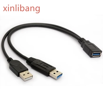 USB 3.0 Cable Dual Power Charge Cables Y Adapter Type A Lead Male to Female Extension Code 30cm 5Gbps Data Transfer
USB 3.0 Cable Dual Power Charge Cables Y Adapter Type A Lead Male to Female Extension Code 30cm 5Gbps Data Transfer