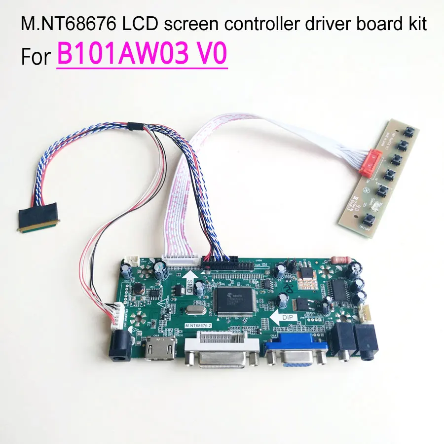 For B101AW03 V0 laptop LCD screen LVDS 1024*600 10.1 inch 60Hz 40 pin WLED (HDMI+DVI+VGA)M.NT68676 controller driver board kit
For B101AW03 V0 laptop LCD screen LVDS 1024*600 10.1 inch 60Hz 40 pin WLED (HDMI+DVI+VGA)M.NT68676 controller driver board kit