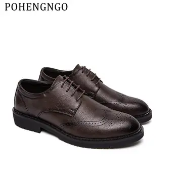 New Fashion Mens Dress Shoes Brogue Vintage Oxfords Shoe Lace Up Black Elevator men's office shoes flat wedding shoes Big yards
New Fashion Mens Dress Shoes Brogue Vintage Oxfords Shoe Lace Up Black Elevator men's office shoes flat wedding shoes Big yards
