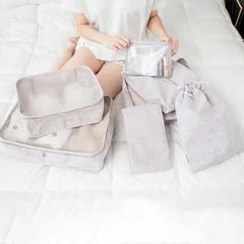 7 Pcs/Set Travel Makeup Clothing Bra Organizer Women Waterproof Underwear Weekend Overnight Pouch Vanity Beauty Tote Accessories
7 Pcs/Set Travel Makeup Clothing Bra Organizer Women Waterproof Underwear Weekend Overnight Pouch Vanity Beauty Tote Accessories
