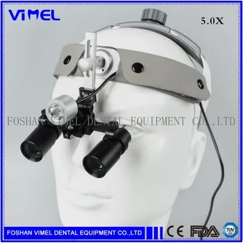 5.0X Dental Surgical Loupe Surgery Operation Surgical Helmet Magnifier with LED Head Light
5.0X Dental Surgical Loupe Surgery Operation Surgical Helmet Magnifier with LED Head Light