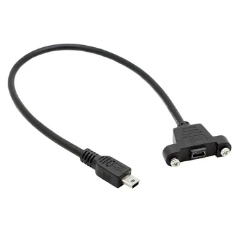 Jimier 10pcs/lot Cable Panel Mount Type Mini USB 5Pin Male to Female Extension Adapter Cable with Screws 50cm
Jimier 10pcs/lot Cable Panel Mount Type Mini USB 5Pin Male to Female Extension Adapter Cable with Screws 50cm