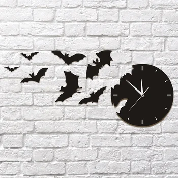 Scary Bat Symbols Bat Clock Modern Design From The Escape Clock Halloween Bat Silhouette Wall Clock Home Decor Black Wall Clock
Scary Bat Symbols Bat Clock Modern Design From The Escape Clock Halloween Bat Silhouette Wall Clock Home Decor Black Wall Clock