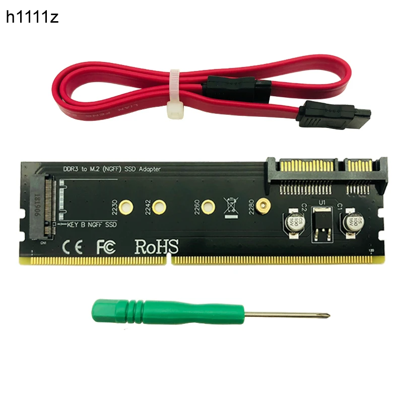 M2 SSD DDR3 Adapter DDR to M.2 SSD Raiser Riser Card M.2 NGFF B Key Connector SATA Power 7Pin SATA Port Connect Motherboard NEW
M2 SSD DDR3 Adapter DDR to M.2 SSD Raiser Riser Card M.2 NGFF B Key Connector SATA Power 7Pin SATA Port Connect Motherboard NEW