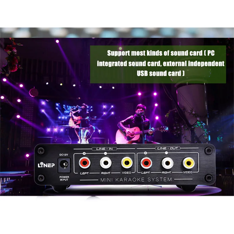 Mini Karaoke Sound Console Stereo Mixer Microphone Effector Preamplifier Amplifier US Plug WIF66
Mini Karaoke Sound Console Stereo Mixer Microphone Effector Preamplifier Amplifier US Plug WIF66