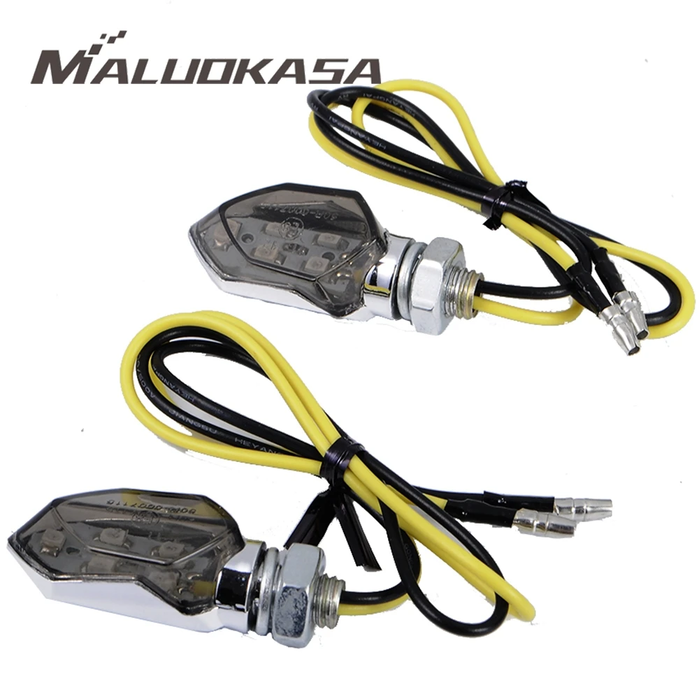 MALUOKASA 5 SMD LED Turn Signal Lights Motorcycle Mini Turning Indicators Amber Lights Motorbike Custom DIY Biking Lamps Smoke
MALUOKASA 5 SMD LED Turn Signal Lights Motorcycle Mini Turning Indicators Amber Lights Motorbike Custom DIY Biking Lamps Smoke