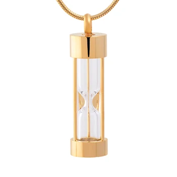 IJD9400 Golden Eternal Hourglass Cremation Pendant Jewelry Loss of Lover Urn Necklace Memorial Ashes Holder Keepsake jewelry
IJD9400 Golden Eternal Hourglass Cremation Pendant Jewelry Loss of Lover Urn Necklace Memorial Ashes Holder Keepsake jewelry