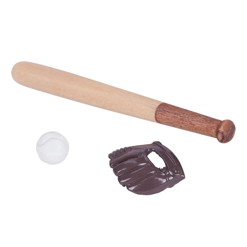 KACAKID 1: 12 Dollhouse Realistic Furniture Mini Baseball Bat and gloves Set Home Decor
KACAKID 1: 12 Dollhouse Realistic Furniture Mini Baseball Bat and gloves Set Home Decor