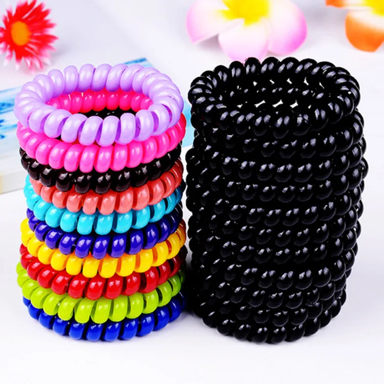 10Pcs Elastic Clear Telephone Wire Hair Bands Plastic Spring Gum For Hair Ties No Crease Coil Hair Tie Ponytail Hair Accessories
10Pcs Elastic Clear Telephone Wire Hair Bands Plastic Spring Gum For Hair Ties No Crease Coil Hair Tie Ponytail Hair Accessories