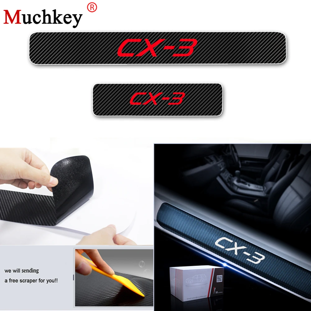 Car Styling For Mazda CX3 CX-3 CX 3 Carbon Fiber Vinyl Sticker Car Door Sill Protector Scuff Door sill guard Car Accessories
Car Styling For Mazda CX3 CX-3 CX 3 Carbon Fiber Vinyl Sticker Car Door Sill Protector Scuff Door sill guard Car Accessories