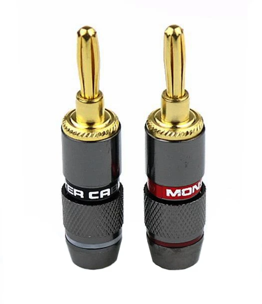 8PCS/24K gold-plated copper monster zinc alloy banana plug microphone adapter adapter audio and video connector
8PCS/24K gold-plated copper monster zinc alloy banana plug microphone adapter adapter audio and video connector