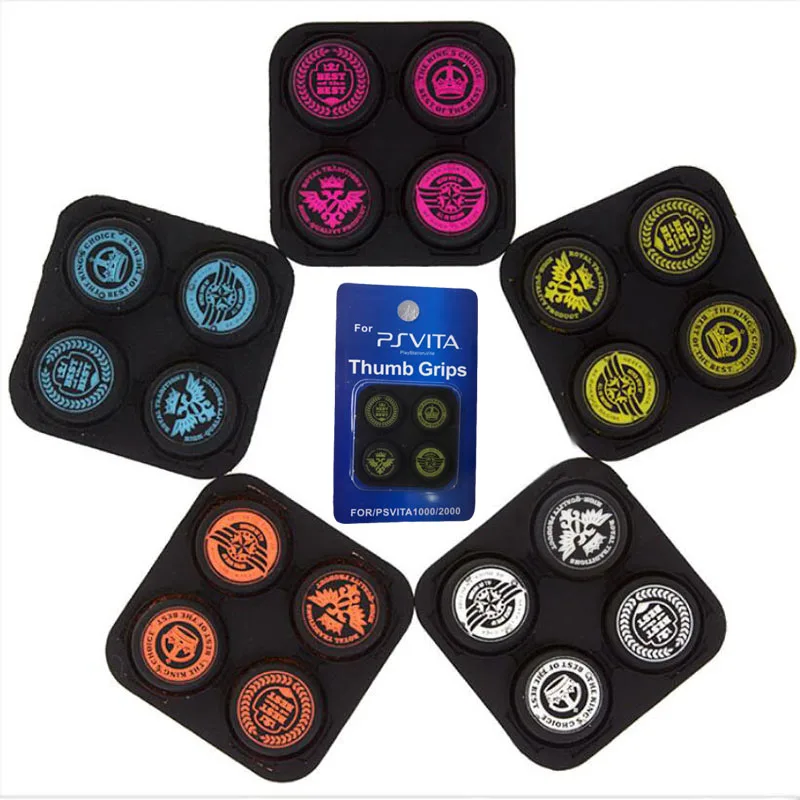 Crown Silicone Thumbstick Grip Cap Joystick Analog Protective Cover Case For Sony PlayStation Psvita PS Vita PSV 1000/2000 Slim
Crown Silicone Thumbstick Grip Cap Joystick Analog Protective Cover Case For Sony PlayStation Psvita PS Vita PSV 1000/2000 Slim