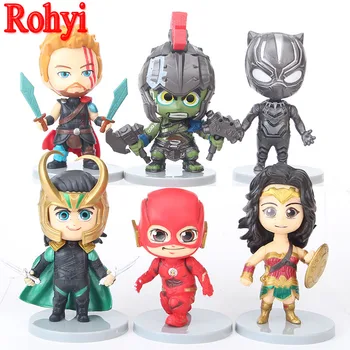 Rohyi 6pcs/Lot 10cm Action Figure DC Justice League PVC Figures Toys Superman Batman Wonder Woman The Flash Aquaman Cyborg
Rohyi 6pcs/Lot 10cm Action Figure DC Justice League PVC Figures Toys Superman Batman Wonder Woman The Flash Aquaman Cyborg