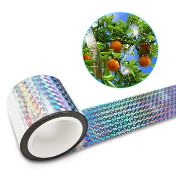 90m Bird Repellent Scare Tape Audible Repellent Fox Pigeons Repeller Ribbon Tapes Dual Sided Reflective Bird Deterrent Ribbon
90m Bird Repellent Scare Tape Audible Repellent Fox Pigeons Repeller Ribbon Tapes Dual Sided Reflective Bird Deterrent Ribbon