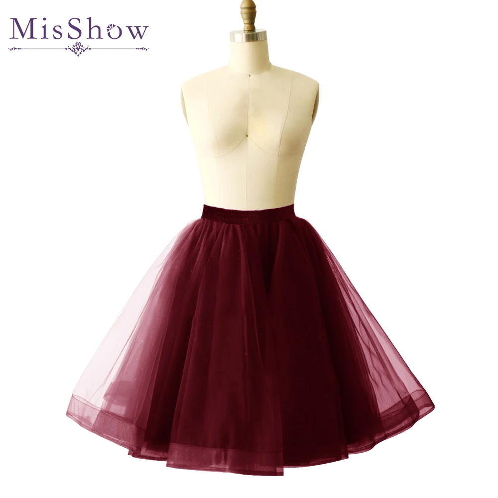 Hot Selling 2019 Royal Blue White Red Petticoats Tulle Underskirt Short Skirts for Wedding Dress Crinoline Women Skirt In Stock
Hot Selling 2019 Royal Blue White Red Petticoats Tulle Underskirt Short Skirts for Wedding Dress Crinoline Women Skirt In Stock