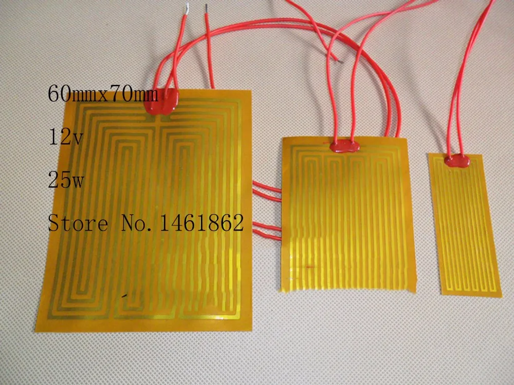 60mmx70mm 12V 25W element heating 3D Printer PI film polyimide heater heat rubber electric Liquid crystal display LCD
60mmx70mm 12V 25W element heating 3D Printer PI film polyimide heater heat rubber electric Liquid crystal display LCD