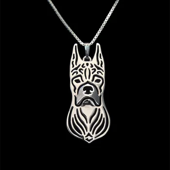New Unique Romantic Gold Silver Color Boxer (cropped ears) Pendant Necklace Hunger Games Necklace Women Best Friend Choker
New Unique Romantic Gold Silver Color Boxer (cropped ears) Pendant Necklace Hunger Games Necklace Women Best Friend Choker